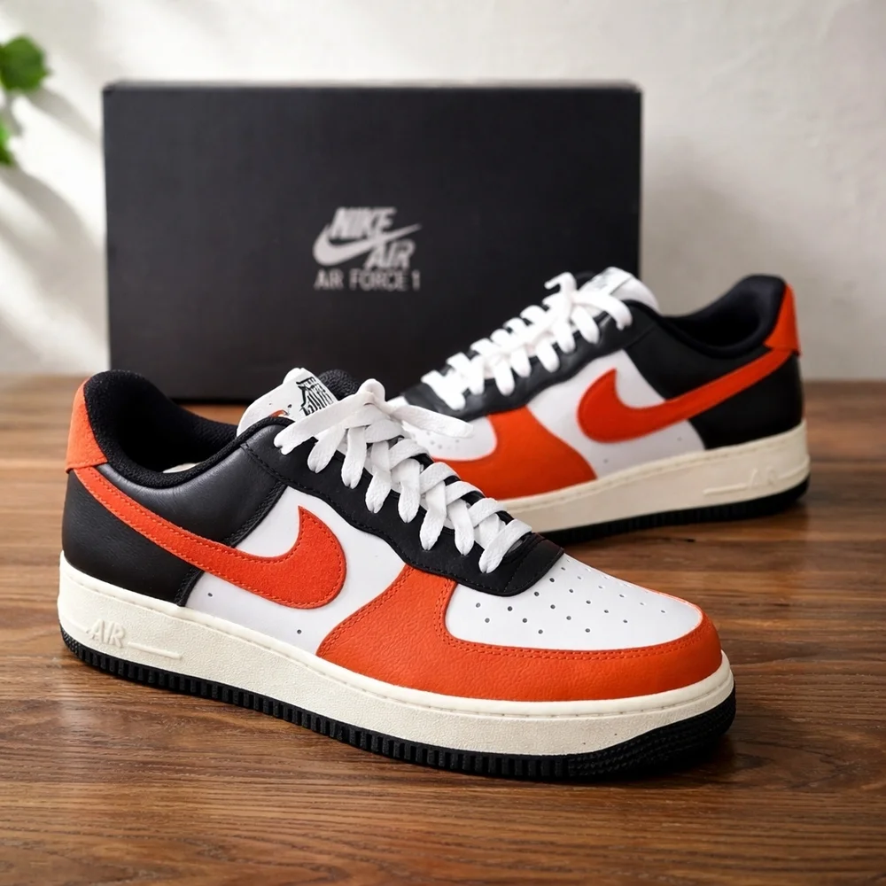 Nike Air Force 1 Low '07 LV8 Black Vintage Coral Phantom - HQ4987-010 10 New - Picture 1 of 11